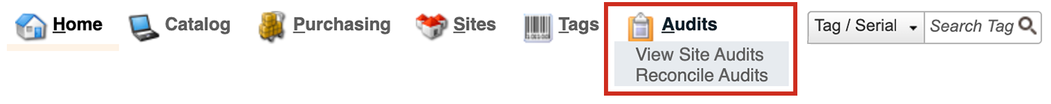 reconcile audits screen