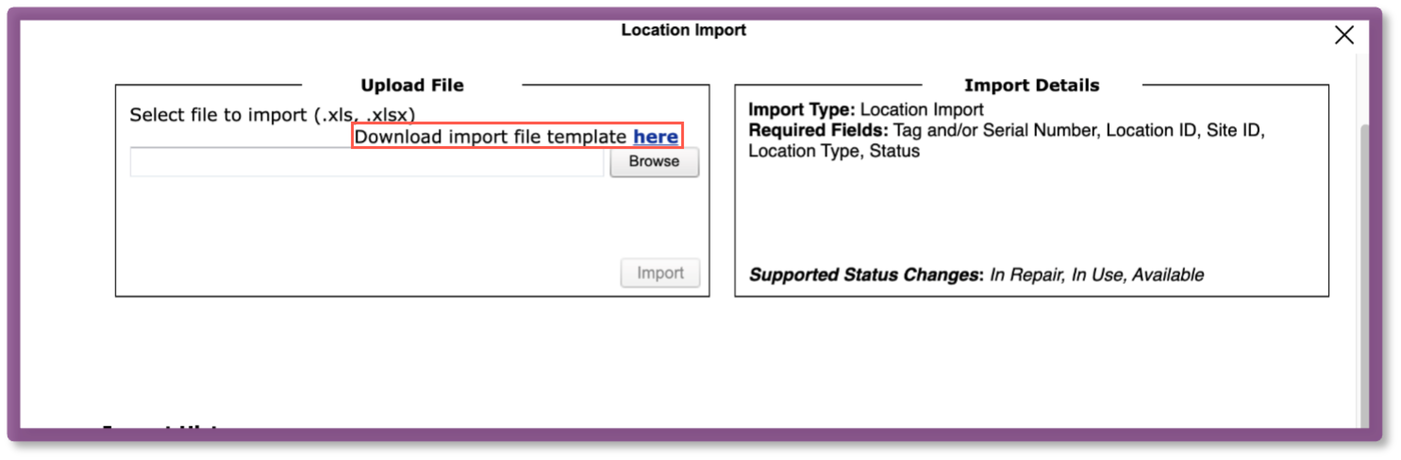 import